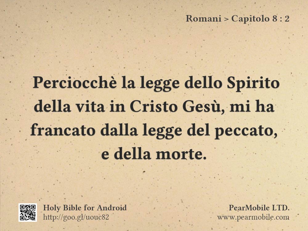 Romani, Capitolo 8:2